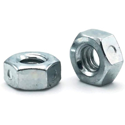 RS PRO Steel Lock Nut, 1/4-28in