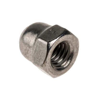 RS PRO, Plain Stainless Steel Hex Nut, DIN 1587, M4