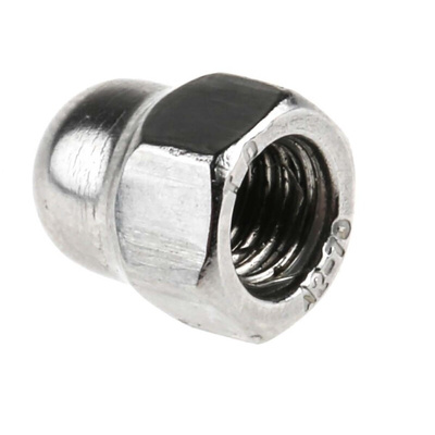 RS PRO, Plain Stainless Steel Hex Nut, DIN 1587, M5