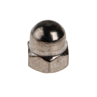 RS PRO, Plain Stainless Steel Dome Nut, M4