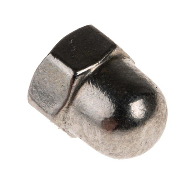 RS PRO, Plain Stainless Steel Dome Nut, M5
