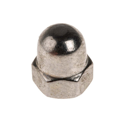 RS PRO, Plain Stainless Steel Dome Nut, M5