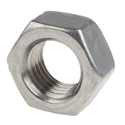 RS PRO, Plain Stainless Steel Hex Nut, DIN 934, M20
