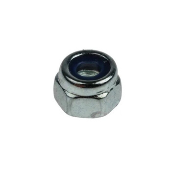 RS PRO, Bright Zinc Plated Bright Zinc Plated Steel Hex Nut, DIN 982, M5