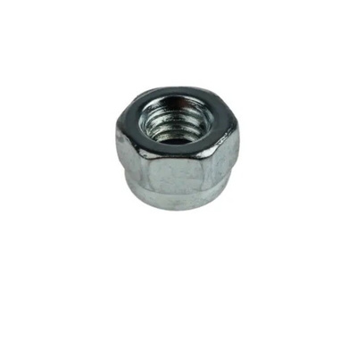 RS PRO, Bright Zinc Plated Bright Zinc Plated Steel Hex Nut, DIN 982, M4