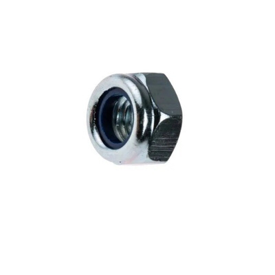 RS PRO, Zinc Plated Bright Zinc Plated Steel Hex Nut, DIN 985/DIN 982, M8
