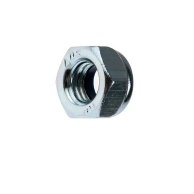 RS PRO, Zinc Plated Bright Zinc Plated Steel Hex Nut, DIN 985/DIN 982, M8