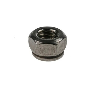 RS PRO, Plain Stainless Steel Locking Nut, M4