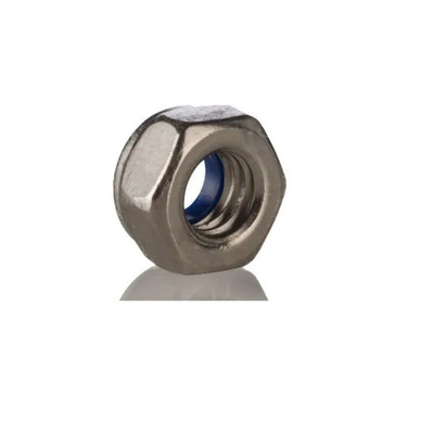 RS PRO, Plain Stainless Steel Hex Nut, DIN 985, M3