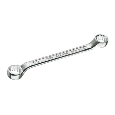 Gedore 17 x 19 mm Offset Ring Spanner