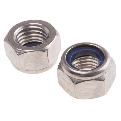 RS PRO, Plain Lock Nut, DIN 985, M16