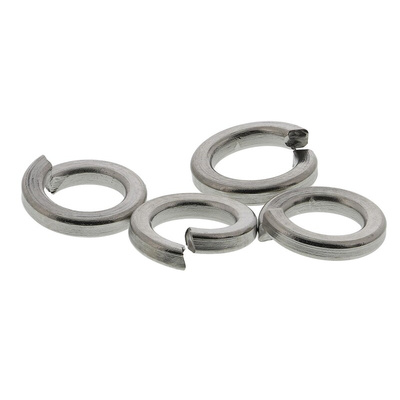 A4 316 Stainless Steel Locking Washers, M4, DIN 7980