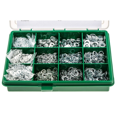 RS PRO 2700 piece Steel Internal Tooth, Plain, Spring Washers