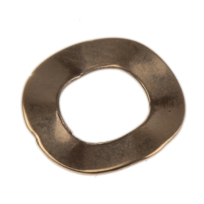 Copper Crinkle Locking & Anti-Vibration Washer, M4, BS 4463