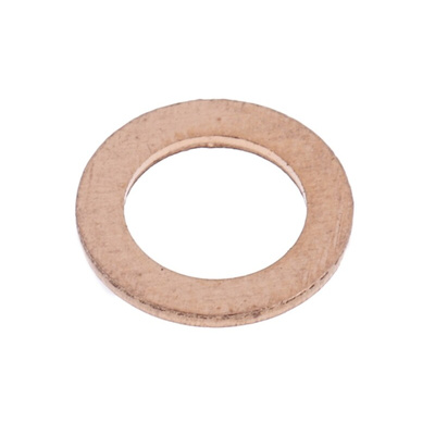 Copper Plain Washers, M6, DIN 7603A