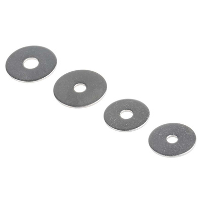 RS PRO 240 piece Stainless Steel Mudguard Washers A2 304