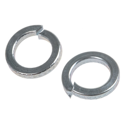 ZnPt steel 1 coil spring washer,M6