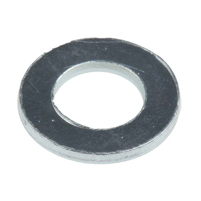 Bright Zinc Plated Steel Plain Washers, M10, DIN 125A
