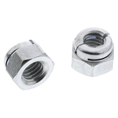 Aerotight, Bright Zinc Plated Steel Lock Nut, M5