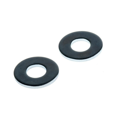 Bright Zinc Plated Steel Plain Washers, M5, BS 4320