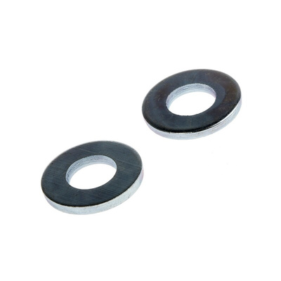 Bright Zinc Plated Steel Plain Washers, M6, BS 4320