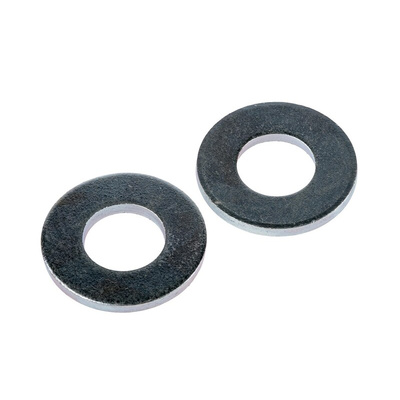 Bright Zinc Plated Steel Plain Washers, M12, BS 4320