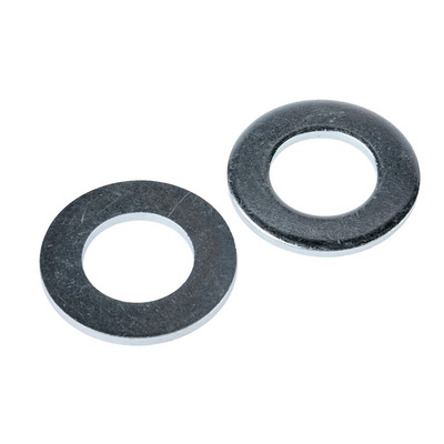 Bright Zinc Plated Steel Plain Washers, M20, BS 4320