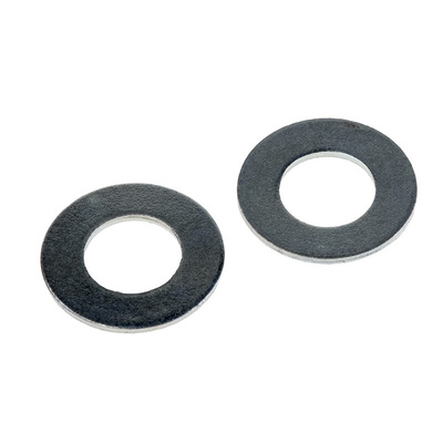 Bright Zinc Plated Steel Plain Washers, M10, M10, BS 4320