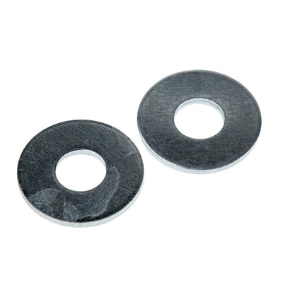 Bright Zinc Plated Steel Plain Washers, M8, BS 4320
