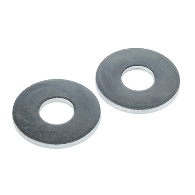 Bright Zinc Plated Steel Plain Washers, M16, BS 4320G
