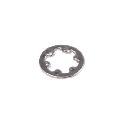 A2 304 Stainless Steel Internal Tooth Shakeproof Washer, M2, DIN 6797J