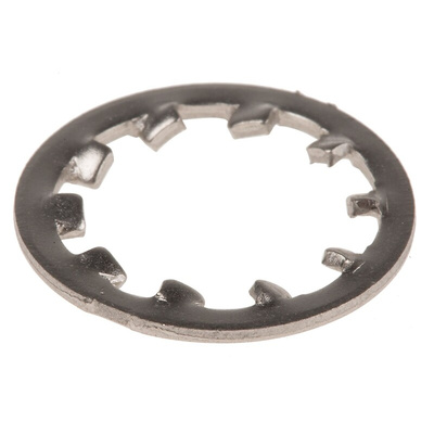 A2 304 Stainless Steel Internal Tooth Shakeproof Washer, M12, DIN 6797J
