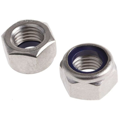 RS PRO, Plain Stainless Steel Lock Nut, DIN 985, M20