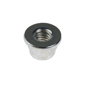 RS PRO, Bright Zinc Plated Steel Locking Nut, DIN 6926, M5