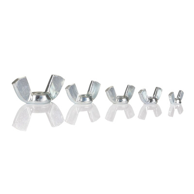 RS PRO Steel Wing Nuts Box, 340 Pieces
