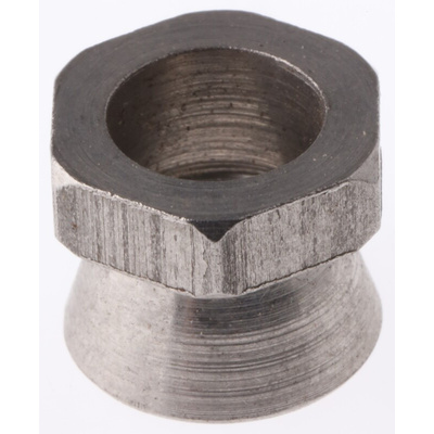 RS PRO 18Nm Plain Stainless Steel Shear Nut, M8