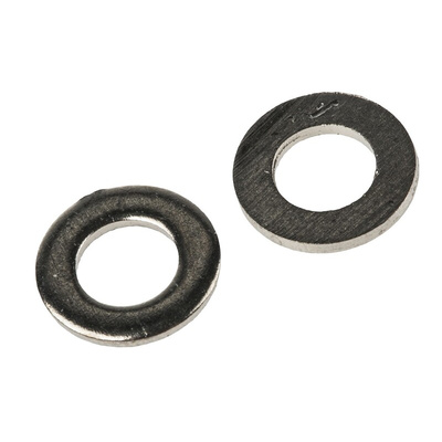 Nickel Plated Brass Plain Washers, M5