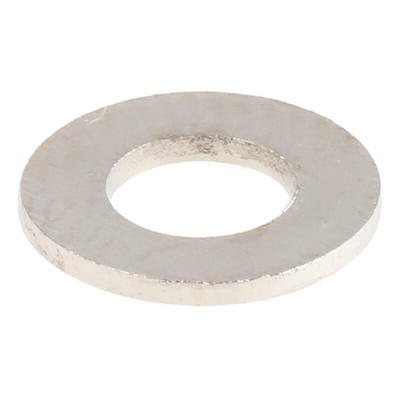 Nickel Plated Brass Plain Washers, M4, DIN 125A