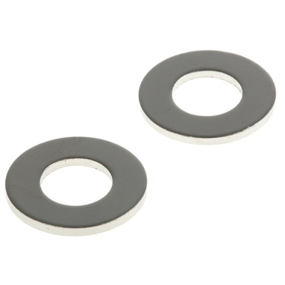 Nickel Plated Brass Plain Washers, 0BA