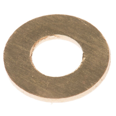 Brass Plain Washers, M3, DIN 125A