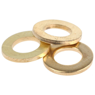 Brass Plain Washers, M5, DIN 125A