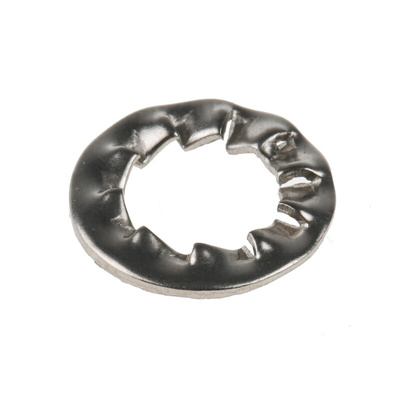 A4 316 Stainless Steel Internal Tooth Shakeproof Washer, M8, DIN 6798J