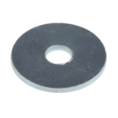Bright Zinc Plated Steel Mudguard Washers, M5