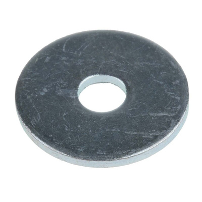 Bright Zinc Plated Steel Mudguard Washers, M5