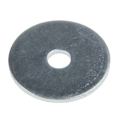 Bright Zinc Plated Steel Mudguard Washers, M5
