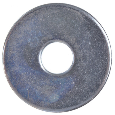 Bright Zinc Plated Steel Mudguard Washers, M8