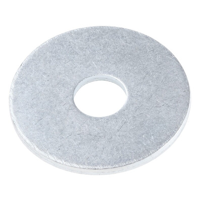 Bright Zinc Plated Steel Mudguard Washers, M8