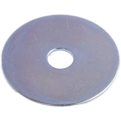 Bright Zinc Plated Steel Mudguard Washers, M8