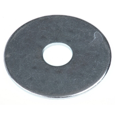 Bright Zinc Plated Steel Mudguard Washers, M10