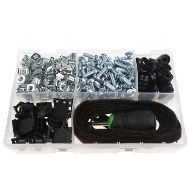 RS PRO Cage Nut Kit with Cup, 30 Pieces